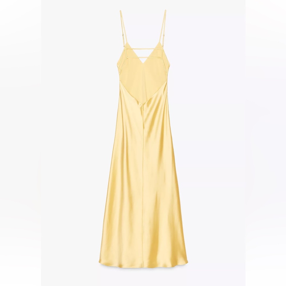 Zara Satin midi dress